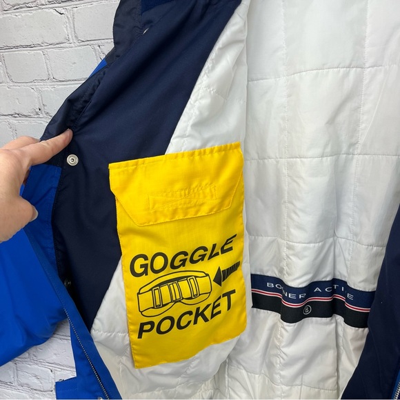 Vintage Bogner Active Goan Thylmann One-Piece Ski Snow Suit Royal/Navy Sz 44 L - Picture 12 of 16